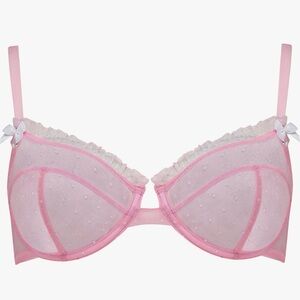 scarlett gasque polka dot bra